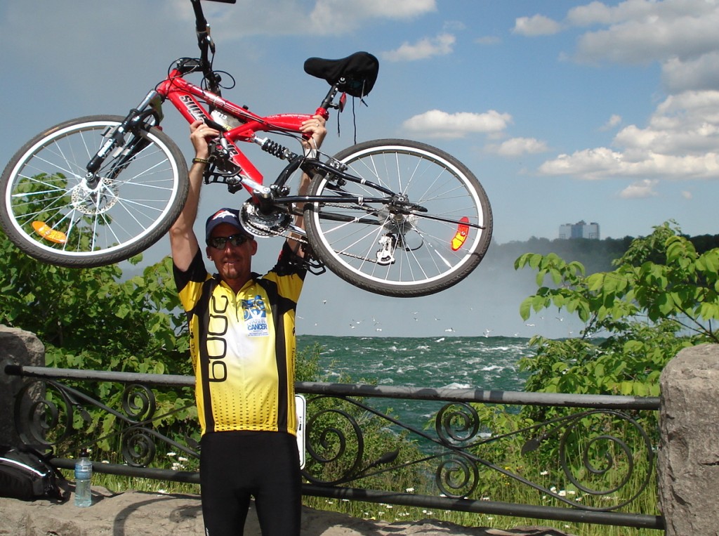 Blaser Chiropractic client participates in bike race